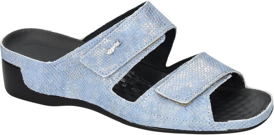 Vital -Dames blauw licht slippers & muiltjes