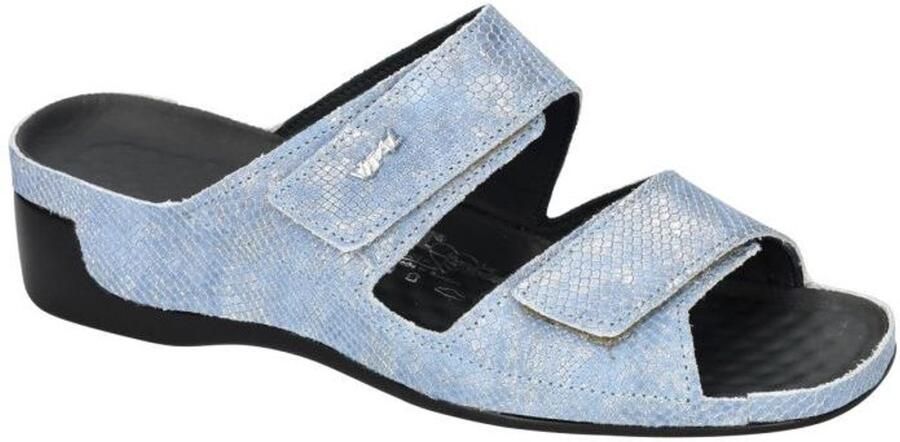 Vital -Dames blauw licht slippers & muiltjes