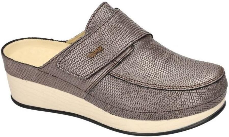 Vital -Dames brons slippers & muiltjes