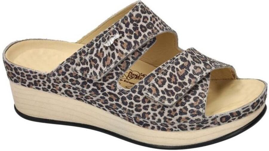 Vital -Dames dierprint slippers & muiltjes