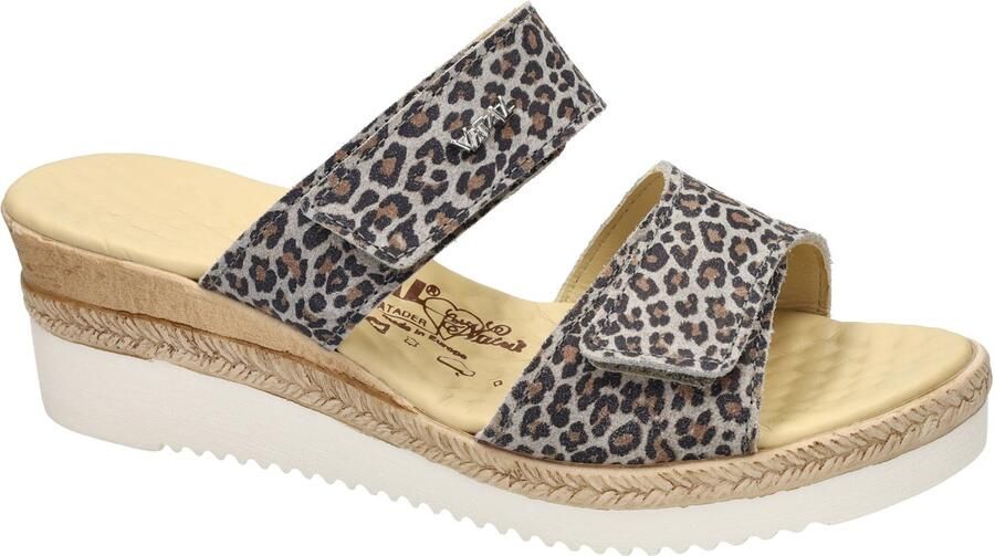Vital -Dames dierprint slippers & muiltjes