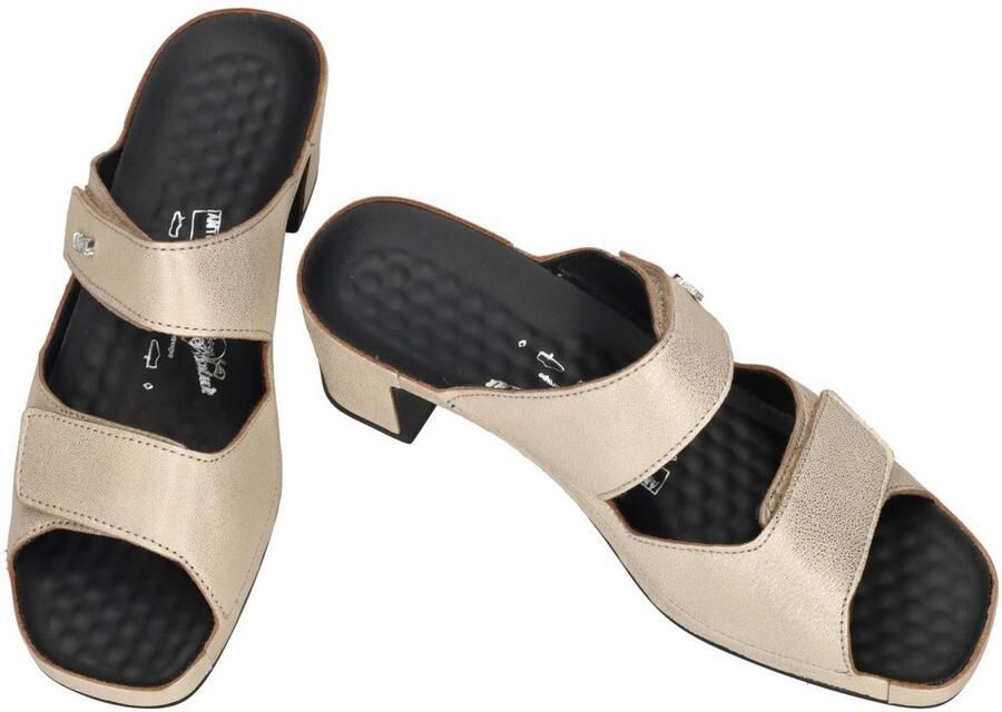 Vital -Dames goud slippers & muiltjes