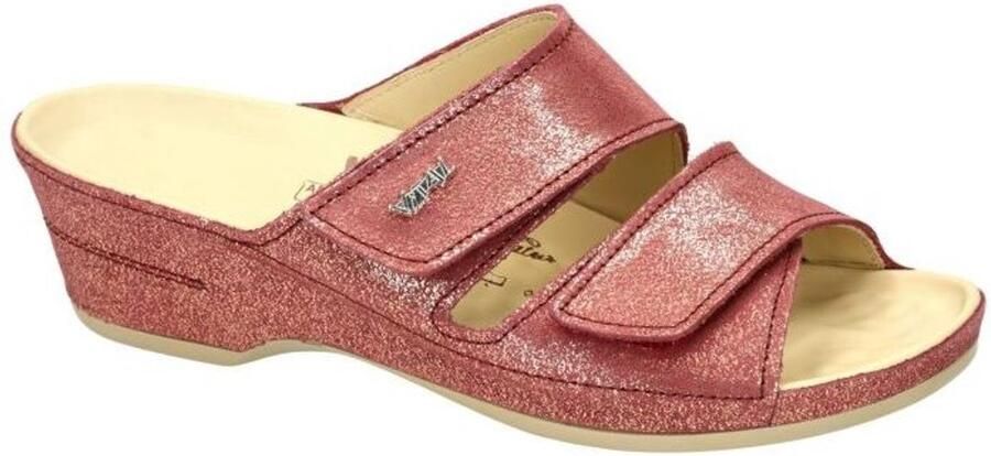Vital -Dames roze slippers & muiltjes