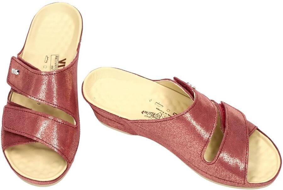 Vital -Dames roze slippers & muiltjes