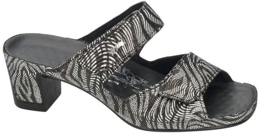 Vital -Dames zwart slippers & muiltjes