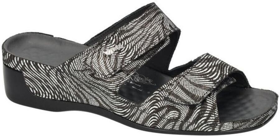 Vital -Dames zwart slippers & muiltjes