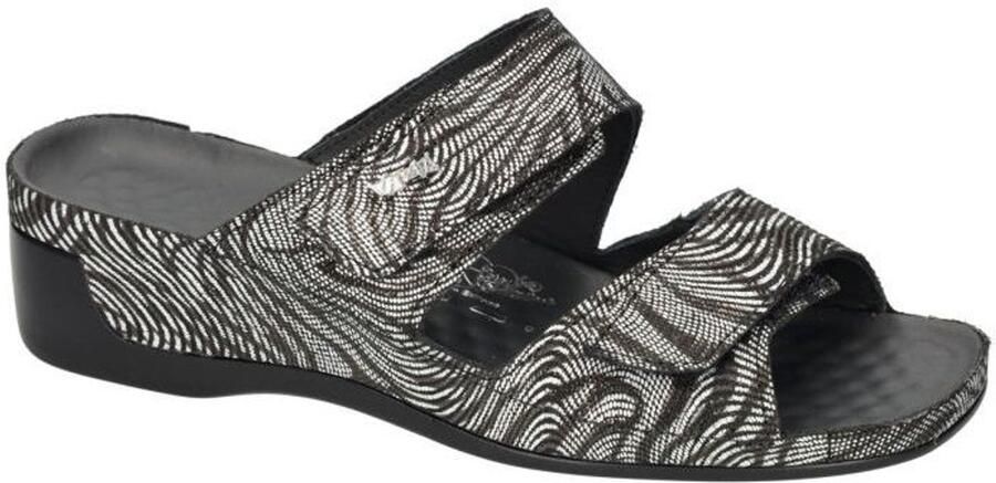 Vital -Dames zwart slippers & muiltjes