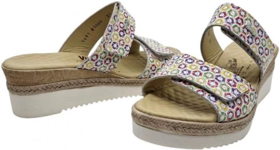 Vital Slippers olivia geo multicolor muiltje