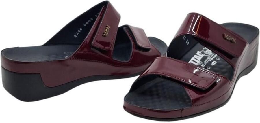 Vital Tina Lack Chianti Bordeaux dames comfortslipper