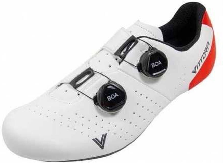 Vittoria Veloce White Red Racefiets schoenen