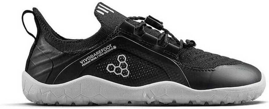 Vivobarefoot Primus Trail Knit Fg Barefoot Kids Trailschoenen Zwart Jongen