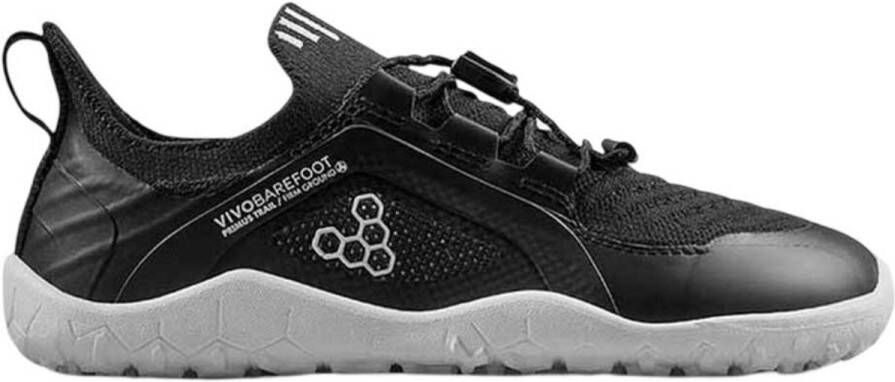 Vivobarefoot Primus Trail Knit Fg Barefoot Preschool Trailschoenen Zwart