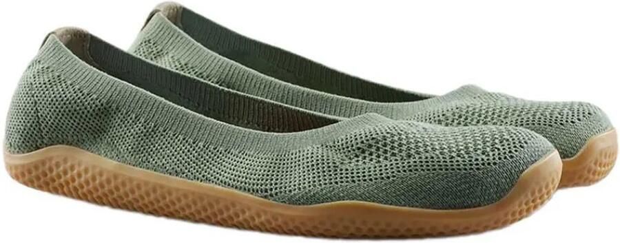 Vivobarefoot Asana Yin Knit Barefoot Ballerina´s Groen Vrouw