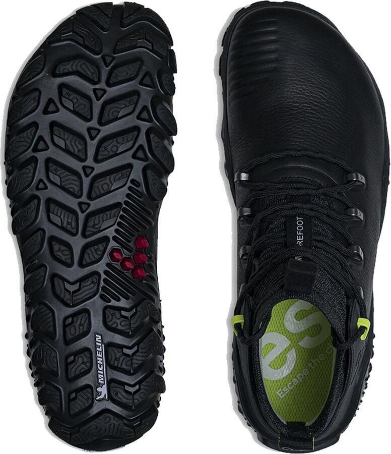 Vivobarefoot Magna Forest Esc Obsidian Lime Mannen Barefoot Schoenen - Foto 3