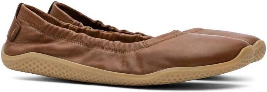Vivobarefoot Primus Asana Yin Leather Barefoot Ballerina´s Bruin Vrouw