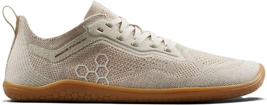 Vivobarefoot Primus Lite Knit Natural Barefoot Schoenen Beige Man