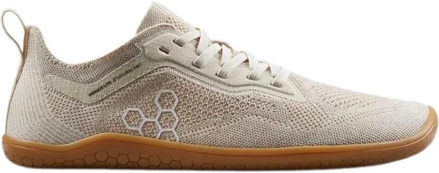 Vivobarefoot Primus Lite Knit Natural Barefoot Schoenen Beige Man