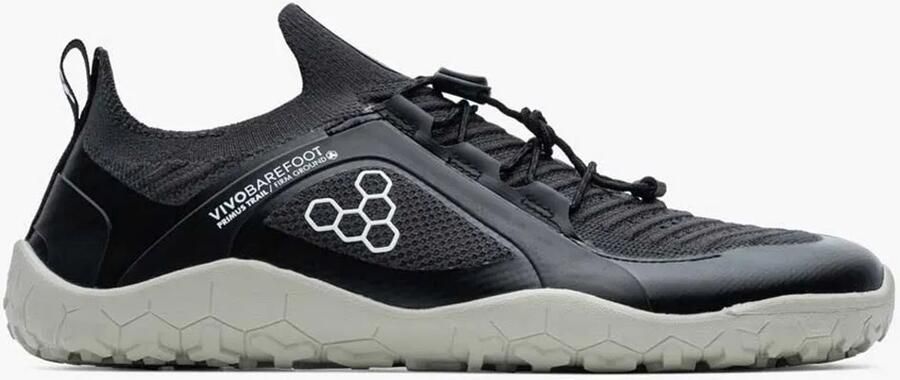 Vivobarefoot Primus Trail Knit Fg Barefoot Trailschoenen Grijs Man
