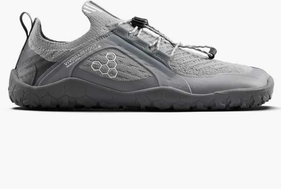 Vivobarefoot Primus Trail Knit Fg Barefoot Trailschoenen Grijs Man