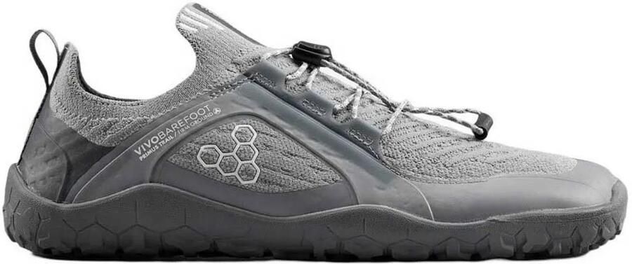 Vivobarefoot Primus Trial Knit Fg Barefoot Trailschoenen Grijs Vrouw