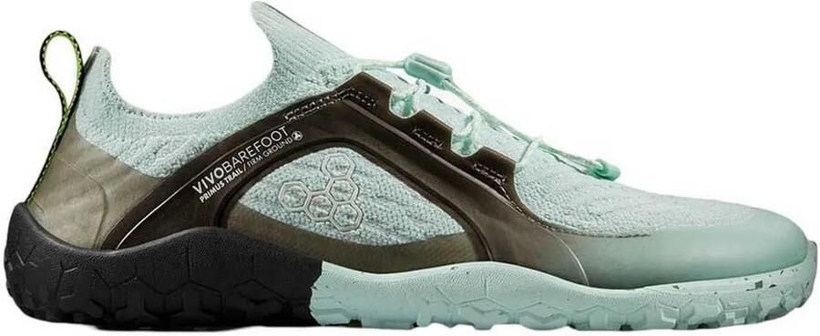 Vivobarefoot Primus Trial Knit Fg Barefoot Trailschoenen Groen Vrouw