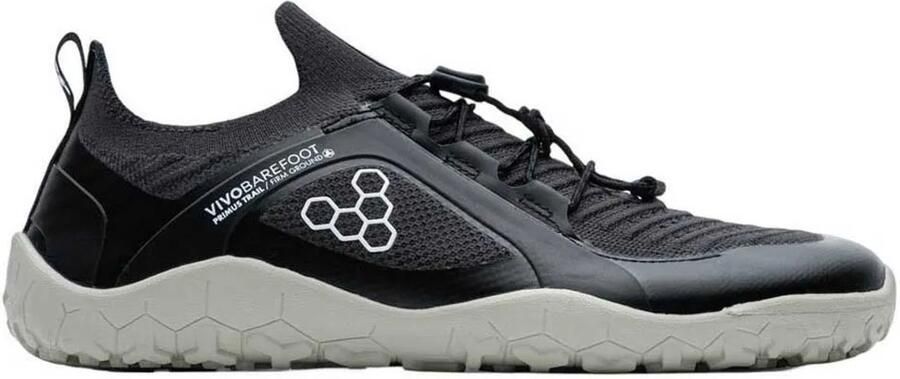 Vivobarefoot Primus Trial Knit Fg Barefoot Trailschoenen Zwart Vrouw