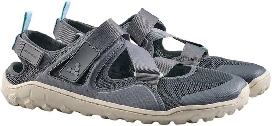 Vivobarefoot Tracker Barefoot Sandalen Grijs Vrouw