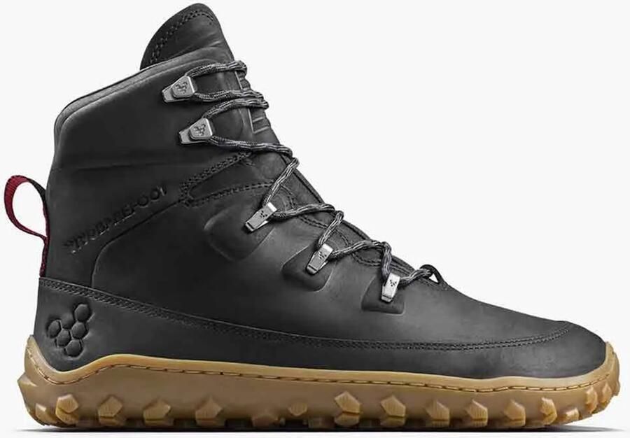 Vivobarefoot Tracker Leather At Ii Barefoot Wandelschoenen Zwart Man
