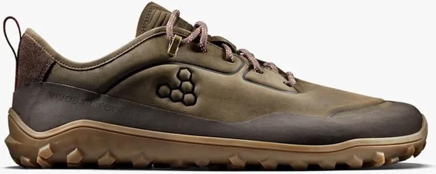 Vivobarefoot Tracker Leather Low Barefoot Schoenen Bruin Man