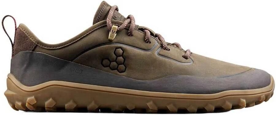 Vivobarefoot Tracker Leather Low Barefoot Wandelschoenen Bruin Vrouw