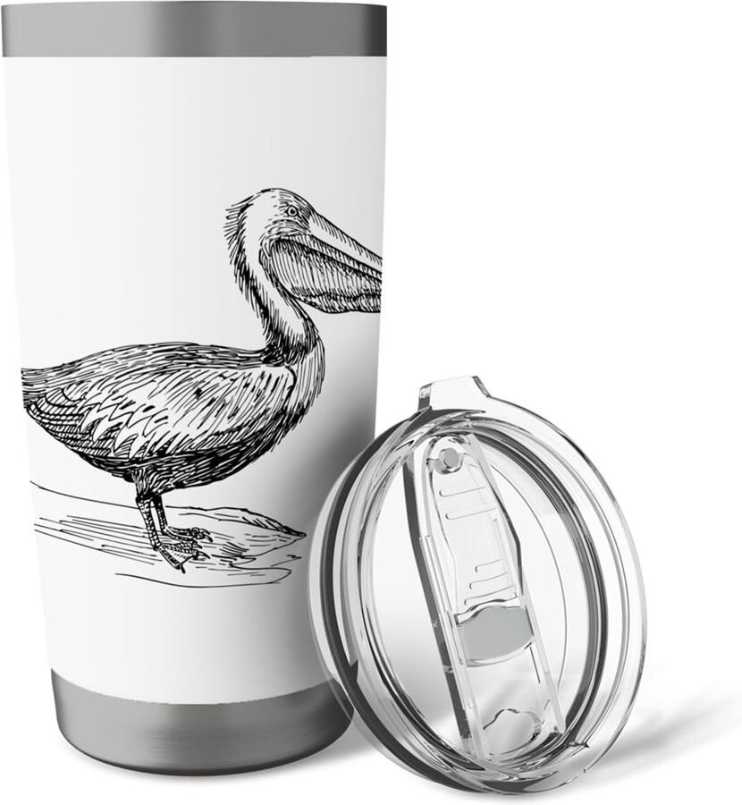 Vogel grafiek thermobeker