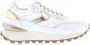 Voile blanche Suede and technical fabric sneakers Qwark Hype Woman White Dames - Thumbnail 1