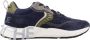 Voile blanche Suède Sneakers met Lichtgewicht Rubberen Zool Blue Heren - Thumbnail 1