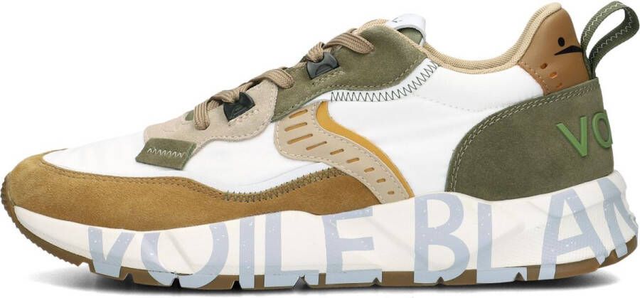 Voile blanche Suede and technical fabric sneakers Club01. Multicolor Heren