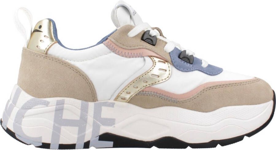 VOILE BLANCHE Lage Sneakers Dames Club105 Maat: 41 Materiaal: Suède Kleur: Wit