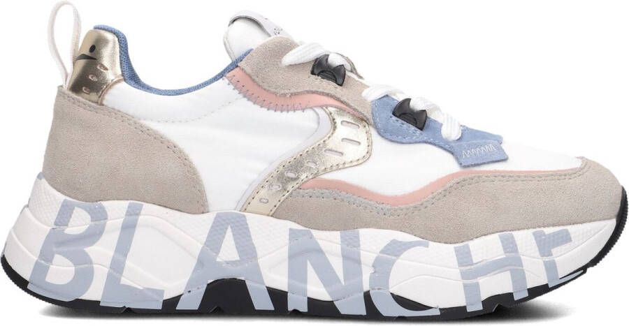VOILE BLANCHE Lage Sneakers Dames Club105 Maat: 37 Materiaal: Suède Kleur: Wit