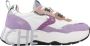 Voile blanche Suede and technical fabric sneakers Club105. White Dames - Thumbnail 1
