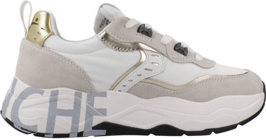VOILE BLANCHE Lage Sneakers Dames Club105 Maat: 35 Materiaal: Suède Kleur: Wit