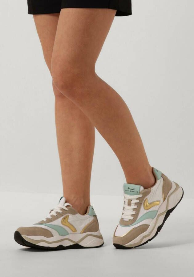 VOILE BLANCHE Lage Sneakers Dames Club108 Maat: 36 Materiaal: Suède Kleur: Beige