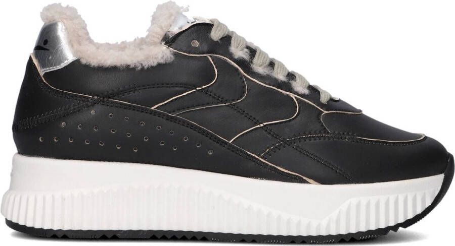 VOILE BLANCHE Lage Sneakers Dames Lana Fresh Maat: 41 Materiaal: Leer Kleur: Zwart