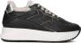 VOILE BLANCHE Lage Sneakers Dames Lana Fresh Maat: 37 Materiaal: Leer Kleur: Zwart - Thumbnail 1