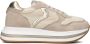 VOILE BLANCHE Lage Sneakers Dames Merry Curly Maat: 40 Materiaal: Suède Kleur: Beige - Thumbnail 1