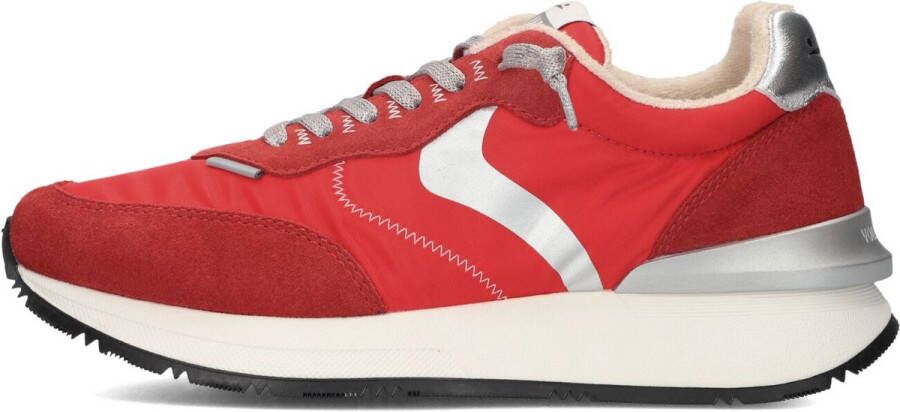 VOILE BLANCHE Lage Sneakers Dames Qwark Easy Sf Woman Maat: 40 Materiaal: Textiel Kleur: Rood