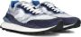 Voile blanche Suede and technical fabric sneakers Qwark Hype MAN Blue Heren - Thumbnail 1