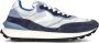 Voile blanche Suede and technical fabric sneakers Qwark Hype MAN Blue Heren - Thumbnail 1