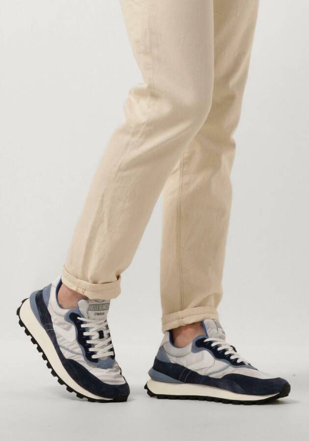 VOILE BLANCHE Lage Sneakers Heren Qwark Hype Man Maat: 40 Materiaal: Suède Kleur: Blauw