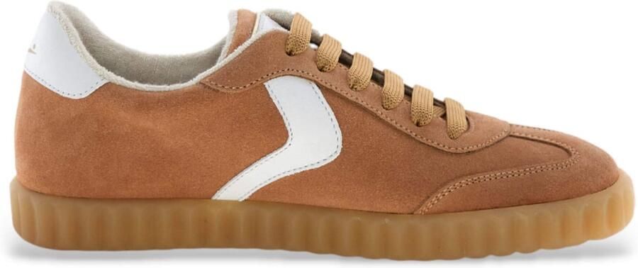 Voile Blanche Ines Bruin Leren Sneakers