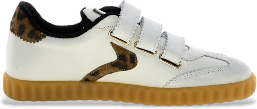 Voile Blanche Ines leren sneakers met franjes