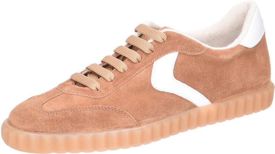 Falc dames veterschoenen bruin
