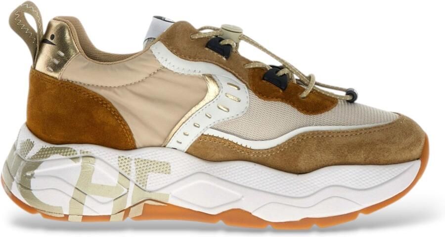 Voile blanche Veterschoen 'CLUB105.' beige